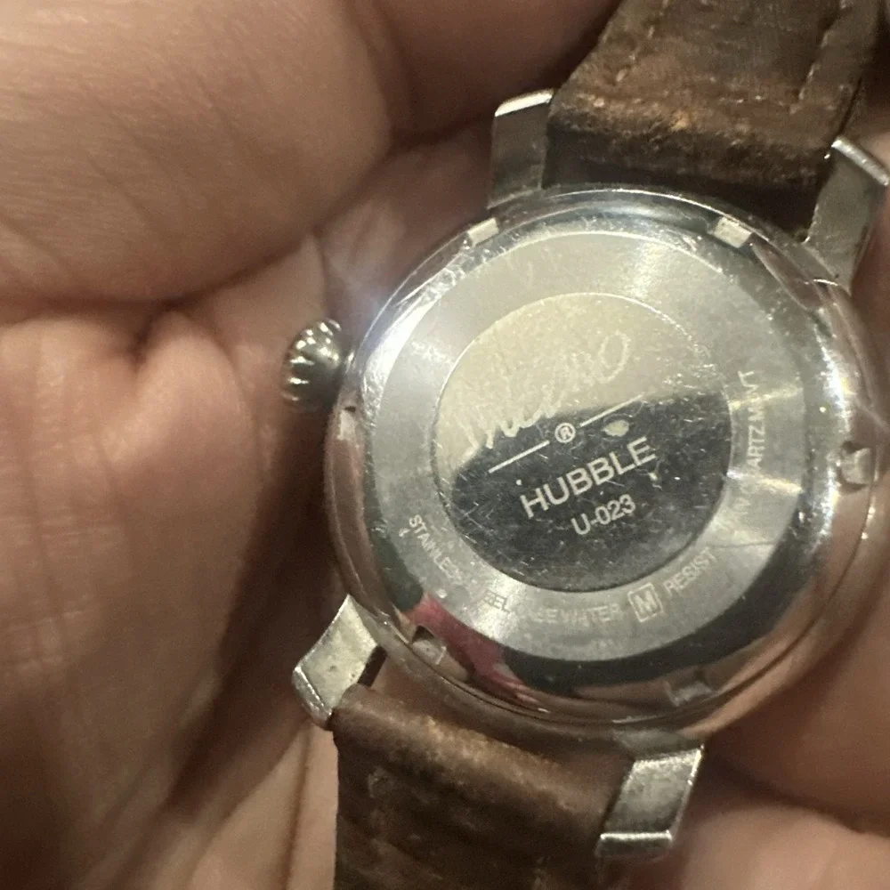 Working Mossimo U-023 Hubble Quartz Vintage Men's Watch Moss Made 34mm Rare